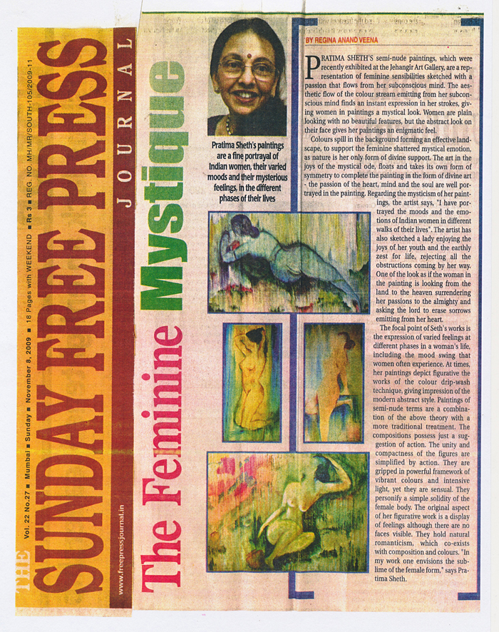 Artist Pratima Sheth